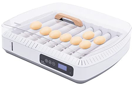 Brutautomat Vollautomatisch,Inkubator Hühner Kapazität Etwa 35 Eier,Brutmaschine,Mit automatischem Eierwenden, Temperaturregelung Zum Ausbrüten von Enten und Gänseeiern Wachtelei usw