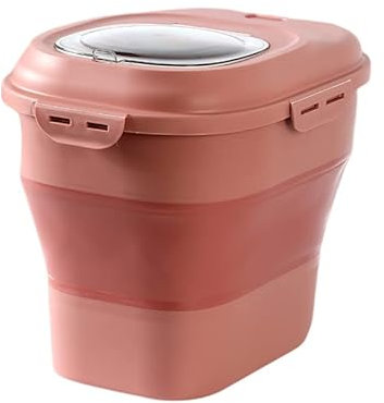 GANDUNQI Katzenfutter, feuchtigkeitsbeständig, großes Fassungsvermögen, faltbare Aufbewahrungsbox für Tierfutter, durchsichtig, verschließbar, feuchtigkeitsbeständig und insektensicher, Hundefutter,