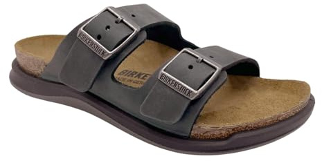 Birkenstock Unisex Arizona CT W Waxy Leather Black Sandalen 38 EU