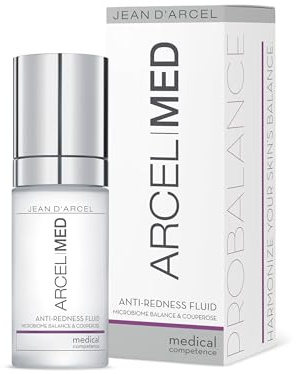 JEAN D'ARCEL ARCELMED Beruhigendes Gesichtsfluid - Anti-Redness Fluid 30 ml - Reduziert Rötungen - Stärkt die Hautbarriere - Lindert Spannungsgefühle