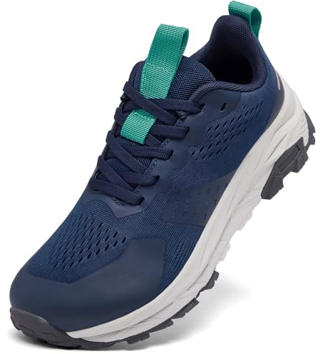 HONGGUOZI Wide Toe Box Shoes Women, Arch Support Ultralight Non Slip Sneakers for Walking Running Workout Gym Tennis,Balanced Cushion Diabetic Footwear Blue 42
