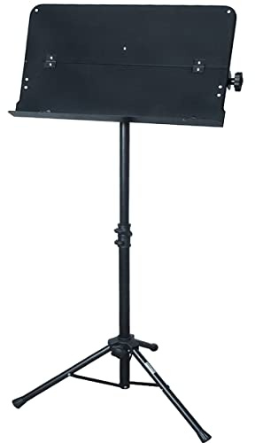 keepdrum MUS021 - Atril para orquesta plegable, color negro