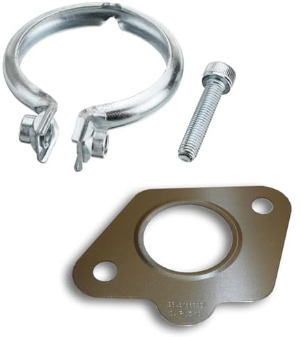 Joint pour vanne EGR et collier de Fixation Serrage de Vanne prévu pour C1 C2 C3 C4 C5 BERLINGO NEMO XSARA JUMPY SCUDO PICASSO CLUBMAN R55 1007 206 207 307 308 407 EXPERT BIPPER PARTNER 16283J 1618.AW