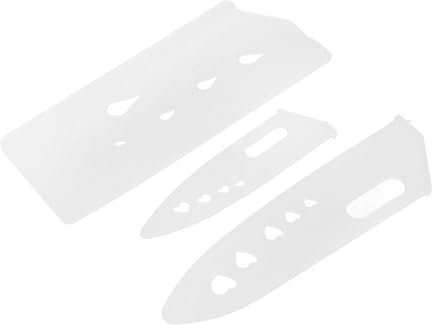 POPETPOP 3 Piezas Cuchillo Caso Guardia Vaina Cubiertas De Protección Del Cortador Dedo Manga Protector Cortar Cubrir Pequeño Funda De Cuchillo Plastico Pp