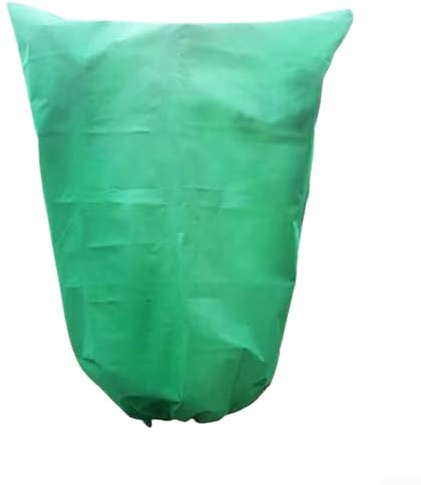 Sandyseptember Housse de plante réutilisable en tissu non tissé avec fermeture éclair et cordon de serrage, protection contre le gel pour jardin et extérieur (vert, 300 x 300 cm)