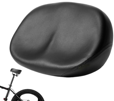 Almohadilla De Asiento para Bicicleta - Cubierta Ergonómica con Absorción De Impactos | Funda Acolchada para Sillín De Bicicleta,para Mujeres Hombres Adultos Jóvenes Actividades Exterior
