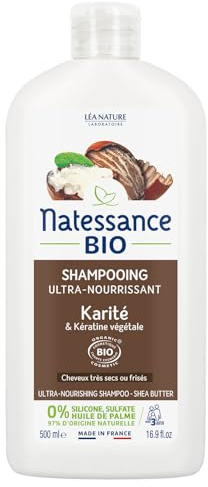 Natessance shampooing Ultra-nourrissant karité Bio 500ml