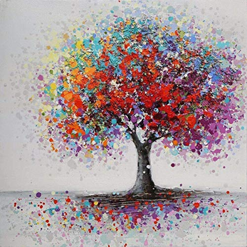 Fun Gift Life Tree 5D Diamond Art Kits for Adults,Bio Tree Diamond Painting Cross Stitch Kits,Full Drill Crystal Rhinestone Embroidery Pictures Arts Crafts for Adults & Women…