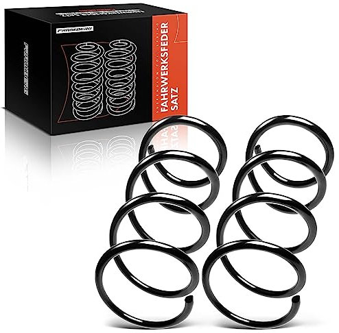 Frankberg 2x Federn Fahrwerksfeder Vorderachse Kompatibel mit Twingo II CN0 1.2L 2007-2021 Replace# 8200948652