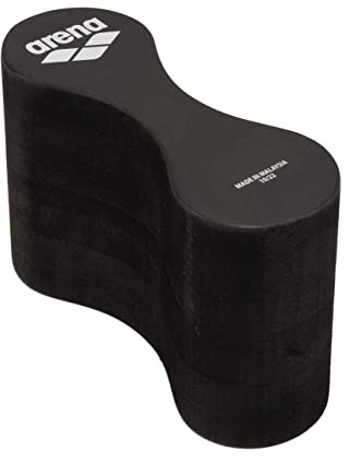 Arena Unisex Adult Freeflow Pull Buoy II Swim Training Aid for Competitive Swimmers or Beginners, Black, One Size