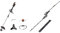 WORX Nitro WG186E.92 Akku Rasentrimmer & Freischneider 40V & WA0220 Heckenschere, Schwarz