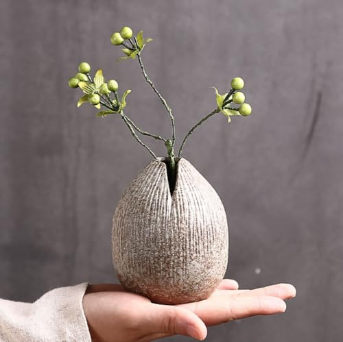 Japanese Style Ceramic Flower Vase Small Ikebana Flower Bud Vase Flower Arrangement Pottery Vases 6