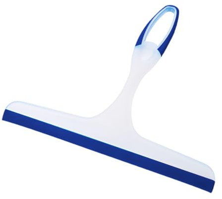 VAEIORP 1 PCS Tergicristallo Lavavetri Spazzola Bagno Tergivetri Doccia Spatola Doccia Lama per Tergipavimento per Bagno Specchio Doccia Finestra in Vetro Casa Blu