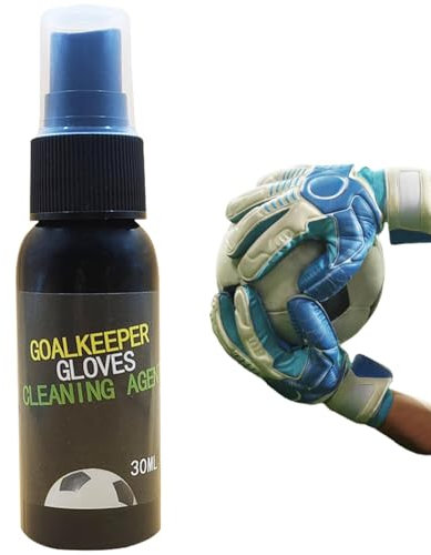 Torwarthandschuhe Grip Spray | Handschuhreiniger klebriges Spray, 30 ml Torwarthandschuh-Spray für Fußballhandschuhe, Handschuhe, Reinigungsmittel, Torwart, Tackifier, 28.3 g