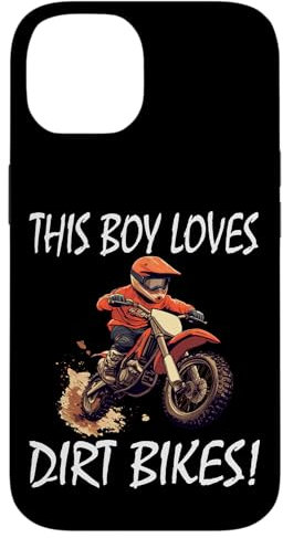 Ce garçon aime les motos tout-terrain, les motos tout-terrain pour enfants Coque pour iPhone 14