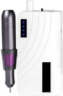 Pulidora de uñas eléctrica portátil, recargable, 35000 RPM, for salón manicura Fácil de usar