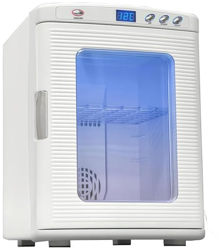 Incubatrice per rettili, mini digitale, capacità 25 l, portatile, con funzione di riscaldamento e raffreddamento, ideale per piccoli rettili, intervallo di temperatura 5-60 °C