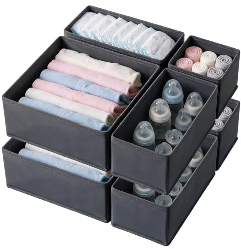 Niviy Organizador Armario Ropa Gris Oscuro Cajas Organizadoras Armarios