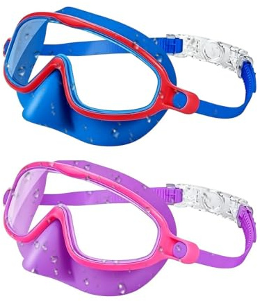 Simglasögon för barn Imfria Glasögon | Pojkarnas Simmask för Barn vid Pool och under Utomhusaktiviteter Dykning Snorkling Simning och Vattensporter