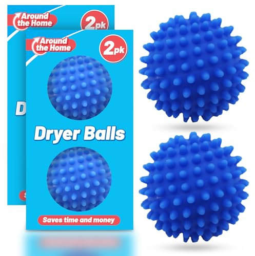 SOL 4pk Dryer Balls for Laundry, Reusable Softening Balls for Tumble Dryer and UK Washing Machine. Reduces Wrinkles, Static, Speeds Drying, Easy to Use, Saves Time and Energy in Busy Homes