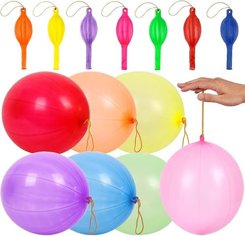 Globo de Golpe, Globo Perforado de NeóN, Adecuado para ArtíCulos de Fiesta, Globos Engrosados, Adecuado para Juegos Al Aire Libre, Globos Perforados Grandes