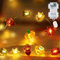 Afaiup Fall String Lights, 20 LED Pumpkin Acorn Maple Leaf Garland with Timer, Fairy Light Battery Powered Waterproof Autumn Decor for Indoor/Outdoor Thanksgiving Halloween Christmas