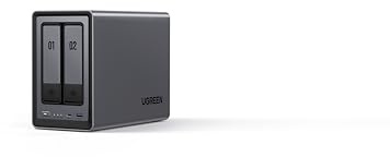 UGREEN NASync DXP2800 24TB (Seagate Ironwolf), 2-Bay NAS with Intel N100 Quad-Core CPU (Up to 3.4GHz) 8GB DDR5, 2x M.2 PCIe Slots, 2.5GbE Port (Diskless)