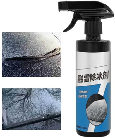 Spray per sbrinamento auto – Winter 480 ML protezione vetro auto spray anti-fusione | Spray antigelo per specchietto retrovisore, parabrezza, camion, berlina, SUV, garage, ad azione rapida, si