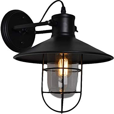 TECNOLUX EURO LÁMPARA DE FAROLES ANTIGUA EUROPEA ANTIGUO CON CUBIERTA DE MALLA DE ALAMBRE, BASE E27 DE Ø270 MM PARA COCINA DOMÉSTICA, SALA DE ESTAR, JARDÍN, RESTAURANTE, BAR