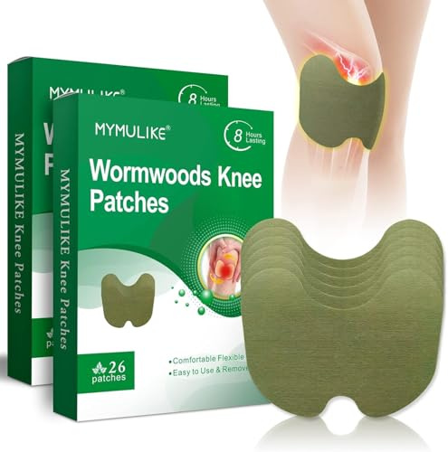 Patchs anti-douleur 52 pièces, patchs chauffants pour le genou, le dos, les épaules et le cou pour soulager la douleur, ingrédients naturels chauds à base de plantes, patch en pâte pour soulager