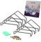 MIUUIPI Lot de 6 supports muraux en vinyle pour disques vinyles et étagères en vinyle, pour vos disques préférés ou objets de collection