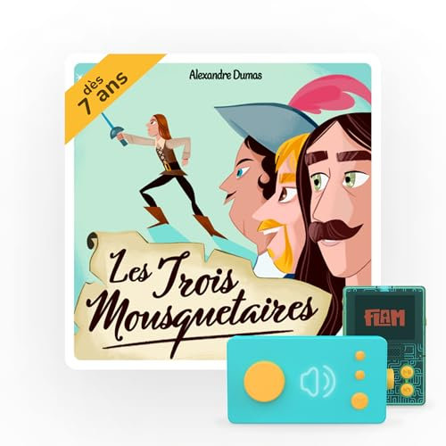 Lunii - Coffret Les Trois Mousquetaires - Livre Audio interactif dès 7 Ans à écouter sur Ma Fabrique à Histoires