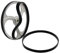 2 Stück Band SäGe Gummi Reifen Band Holzbearbeitung Bandsäge Gummiband Bandsägen-Reifen Rutschfester Holzbearbeitung Bandsäge für Bandsägen,12 Mm Breite, 3 Mm Dicke (8,205mm, Schwarz)