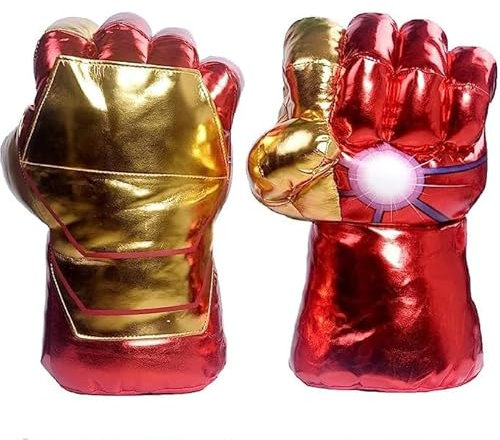 Kids Gloves Iron Toys Gift - Hands Gloves Super Hero Costumes Fists Kids Boxing Training Gloves Cosplay Games Toy for Boys Girls Christmas Halloween Birthday Present (1 Pair)