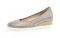 Gabor Damen Klassische Ballerinas, Frauen Flats,Moderate Mehrweite (G),Pumps,Halbschuhe,Sommerschuhe,Slipper,Muschel(Jute/weis),38 EU / 5 UK
