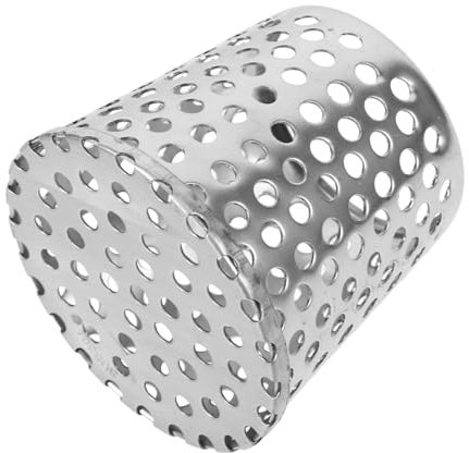 Uonlytech Filtre de Protection Acier Inoxydable pour Gouttière Crépine pour Tuyau de Descente Eau Installation Facile Durable pour Éviter les Obstructions