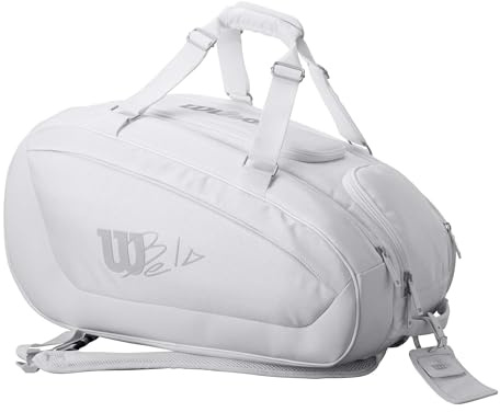 Wilson Bela DNA Super Tour Padel Tasche, Robuste TPU-Beschichtung, Thermoguard-Schutz, Kuscheliges Fleece-Fach, Gepolsterte Gurte, Intelligente Fächer