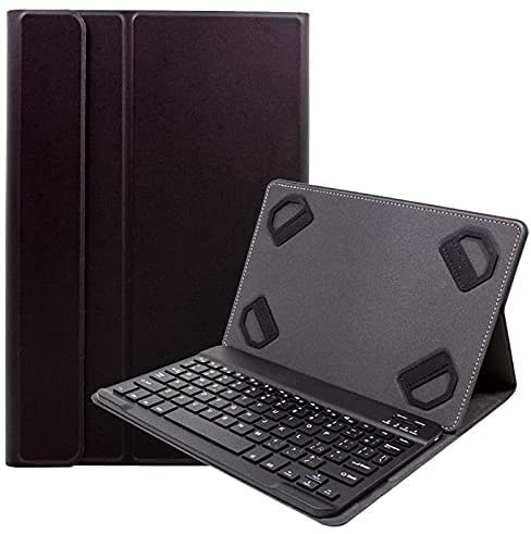 Theoutlettablet® skal med avtagbart bluetooth-tangentbord för surfplatta Yotopt 10,1 tum HD färg svart