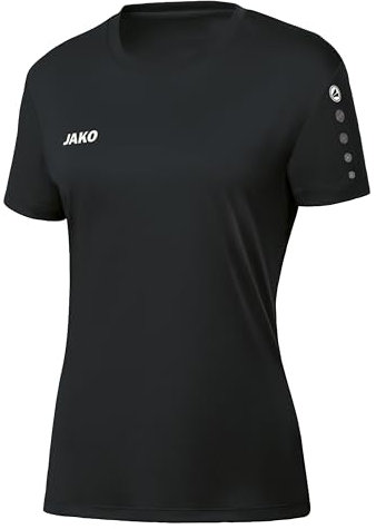 JAKO Damen Trikot Team Damen (Kurzarm), Schwarz, 36