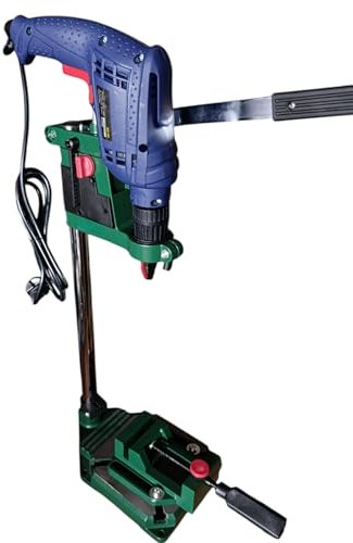 topolenashop Supporto Trapano A Colonna 43mm Portatrapano A Colonna Da Banco Con Morsa