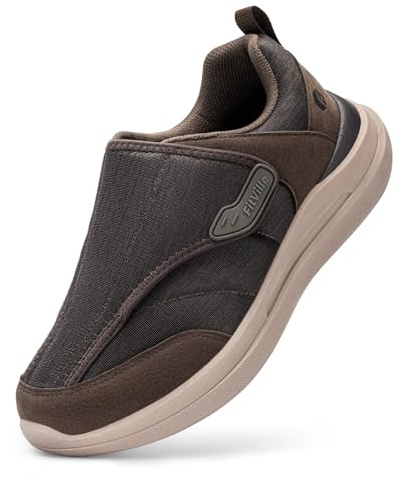 FitVille Mens Diabetic Shoes Extra Wide Fit Trainers