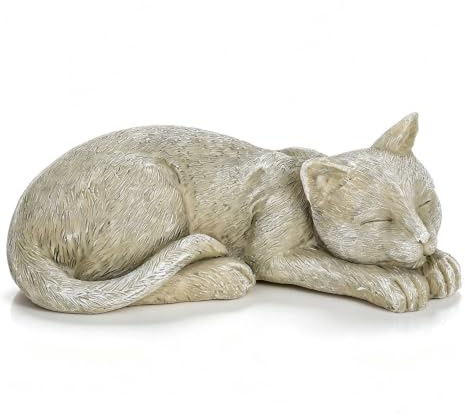 Pietre commemorative per gatti, marcatori per tombe di cani Statua da giardino per gatti Lapide commemorativa per animali domestici per giardino all'aperto (Figure di gatti)