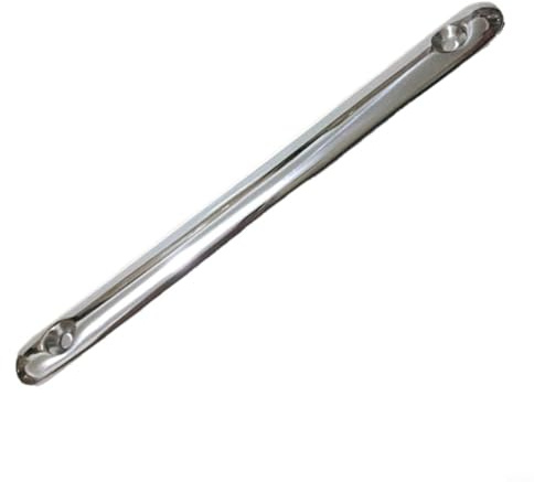 Vibsky 2 tiras de acero inoxidable de 150 cm para barco, yate, RV, protector de línea de amarre de grado marino 316, tira pulida antiarañazos