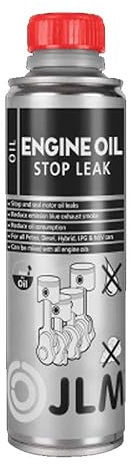 JLM Lubricants Engine Oil Stop Leak Öl-Verlust Stop 250 ml Dichtung Ölleck Reduziert Ölverbrauch Professioneller Motorschutz
