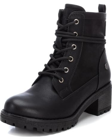 REFRESH - Botín Mujer Negro - Calzado Cómodo y Versátil - Moda casual - Modelo 17014501 (Talla 36)