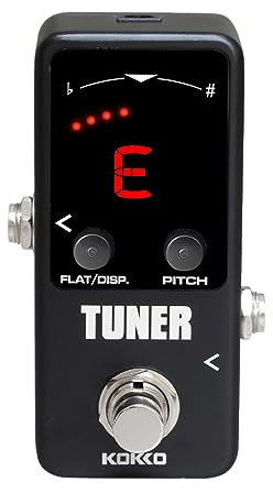 Toyvian Gitarrentuner Chromatisches Pedal-tuner Großes -display für Musikzubehör