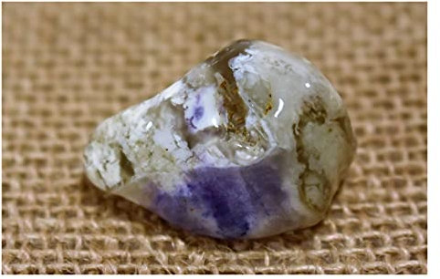 AUOQKQUT Violet Violet Opale Mexicain 5 Cristal Naturel Dégringolé décoration d'intérieur