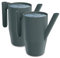 PECZEKO Gießkanne 2,0 Liter für Haus & Garten - aus robustem Kunststoff - giesskanne zur einfachen Bewässerung von Blumen, Pflanzen und zimmerpflanzen 2er-Set (2 Pack) Schwarz