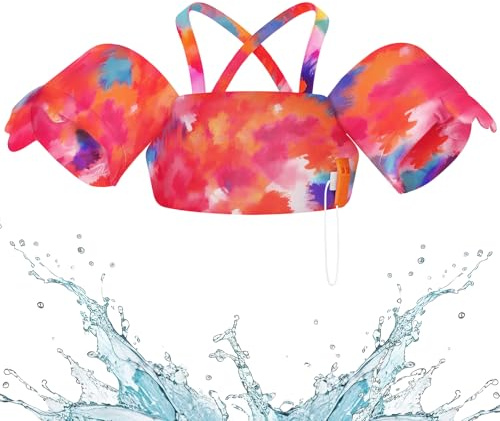 HeySplash Kids Swim Vest, Toddler Swimming Float Training Buoyancy Aid 22-44lbs, Float Jacket Swimming with Adjustable Shoulder Strap, Water Wing Puddle Sea Beach Lake Jumper for Girl Boy