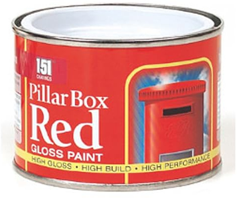 151 Coatings Pillar Box Red Gloss Paint, Fast-Drying Formula, DIY Enthusiasts, Long-Lasting Protection, Perfect For Gates, Railings, Doors, Trims, Eye-Catching Red Finish, Easy-To-Apply, 180ml